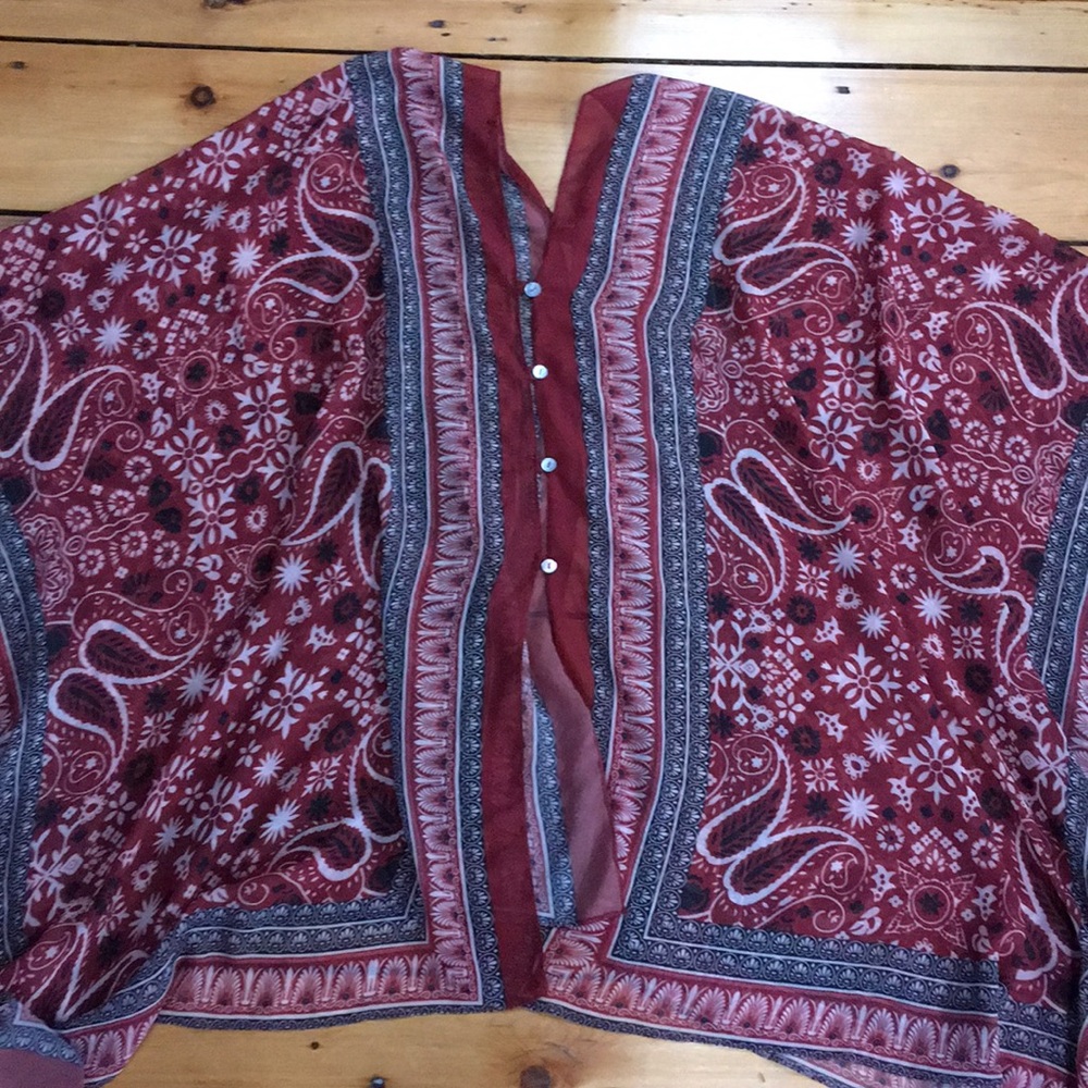 Red tunic